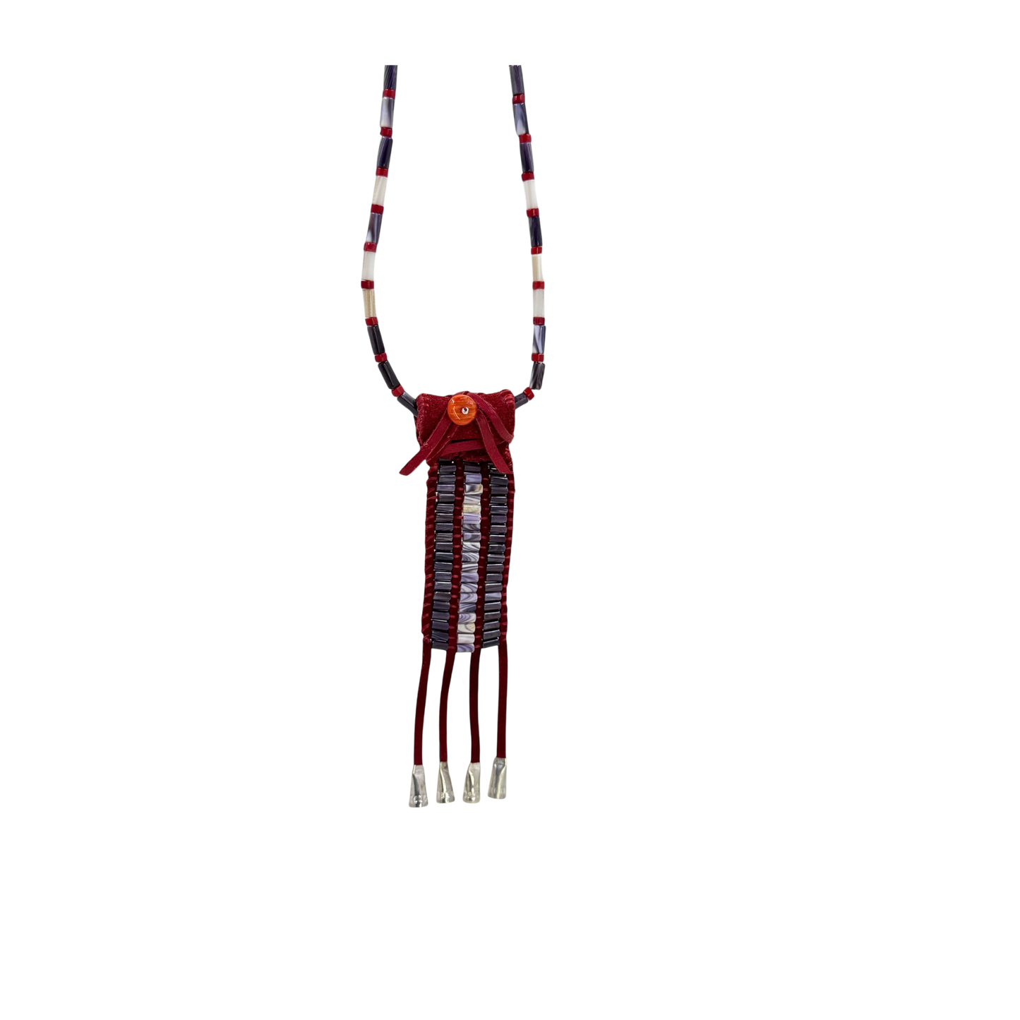 Woven Wampum necklace