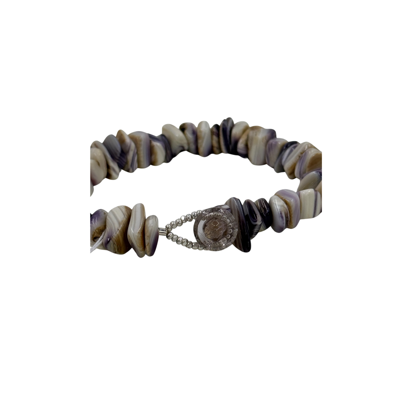 Wampum chip bracelet