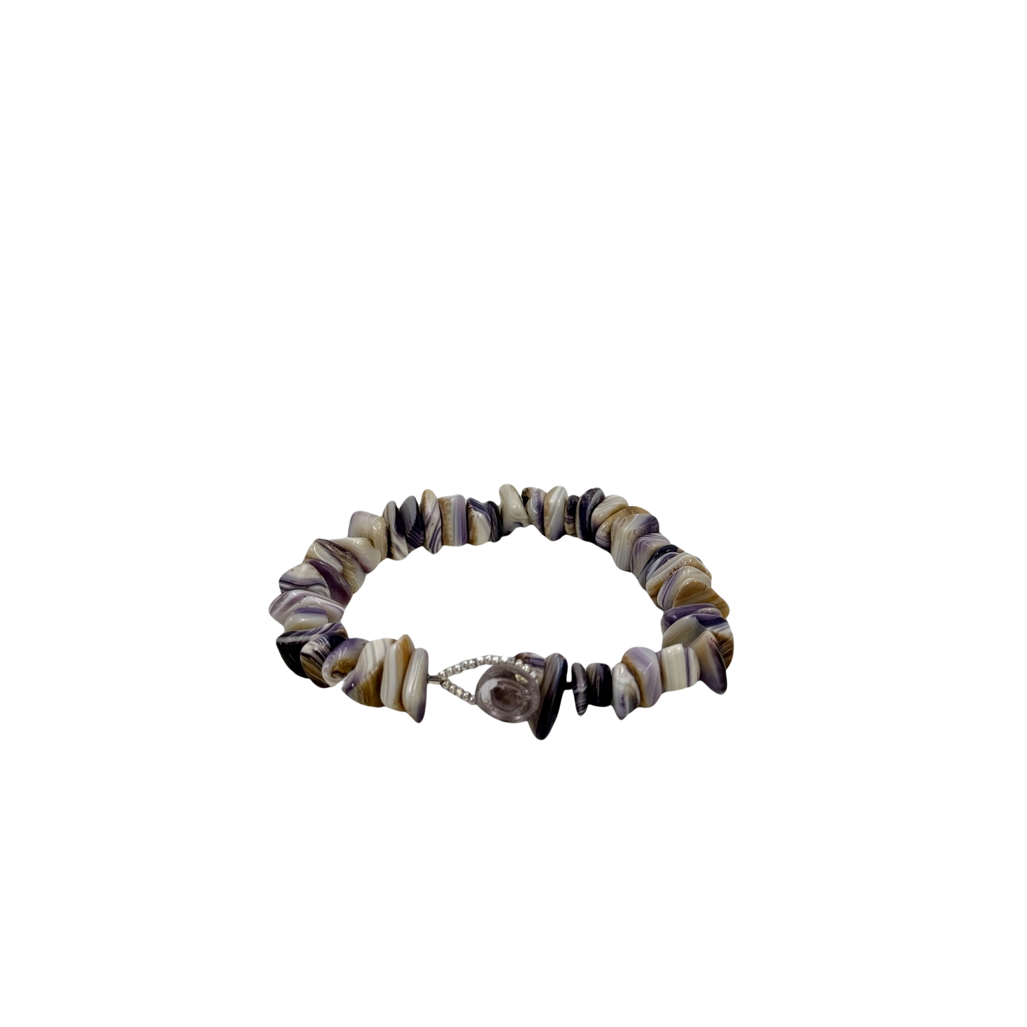 Wampum chip bracelet