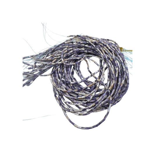 Mixed Color Wampum Tube beads